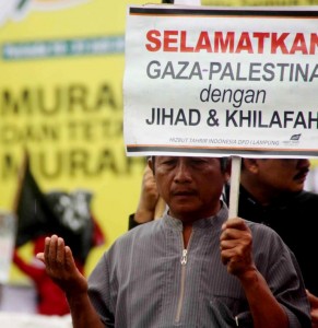 HTI Lampung aksi peduli gaza (24)