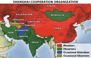 Shanghai-Cooperation-Organization-Map