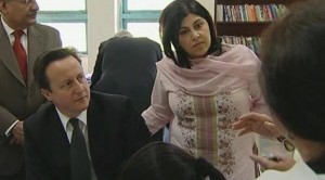 David Cameron dan barones Warsi