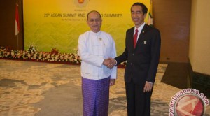 jokowi kerjasama dengan myanmar