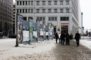 padestrian remnant Berlin wall