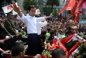 Jokowi pawai