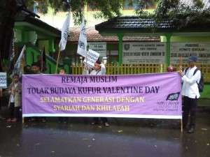 Aksi tolak valentine day Jombang (4)