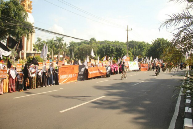 Aksi Damai Rajab Sidoarjo 3