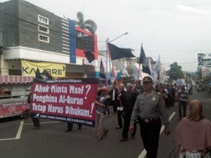 HTI Ciamis aksi tangkap ahok