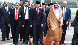 Raja salman dan Jokowi