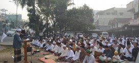 Ratusan Umat Islam Mengikuti Sholat Idul Adha 1435 H Bersama HTI Sumsel