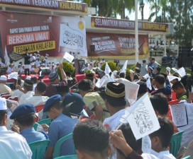 Rapat dan Pawai Akbar 1436 Hijriah HTI Bangka Belitung